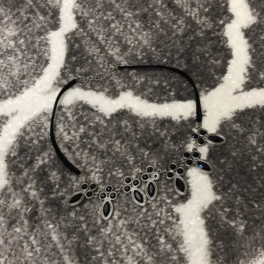 black necklace